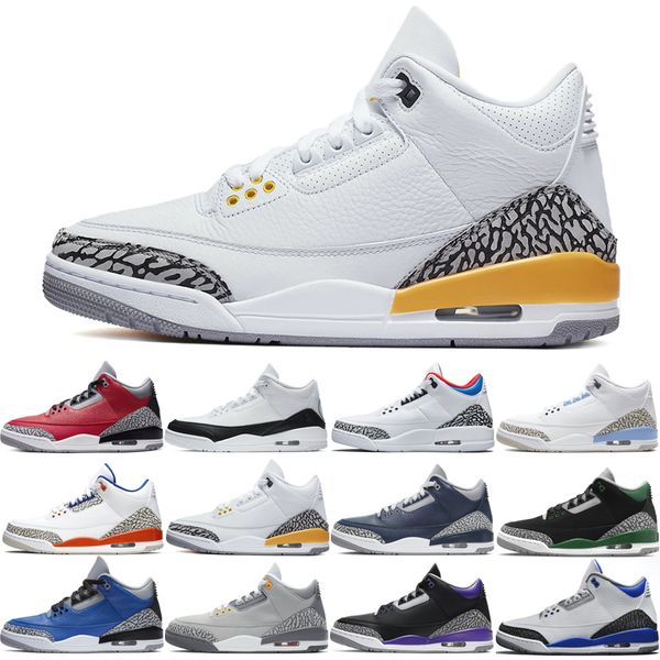 

classic original basketball shoes laser orange midnight navy racer blue red cement seoul unc fragment cool grey trainers sports sneakers, White;red