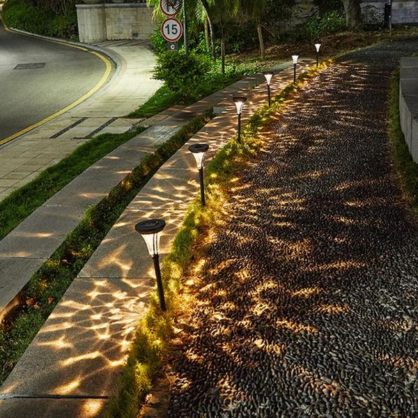 

lawn lamps led solar light outdoor waterproof stakes galaxy projector glass lamp garden yard art for home courtyard decoration