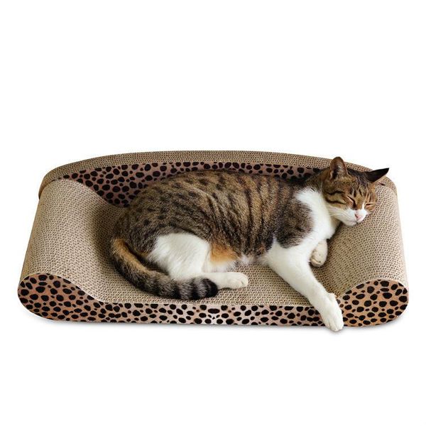 

cat toys corrugated paper back sofa-shaped scratch board 50cm pet supplies toy sofa