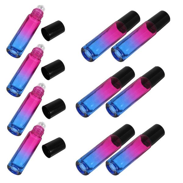 

storage bottles & jars 10pcs essential oil empty roller sub glass design