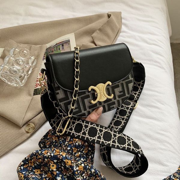 

luxury handbags 2021 new messenger shoulder bag ins saddle leisure women's bag