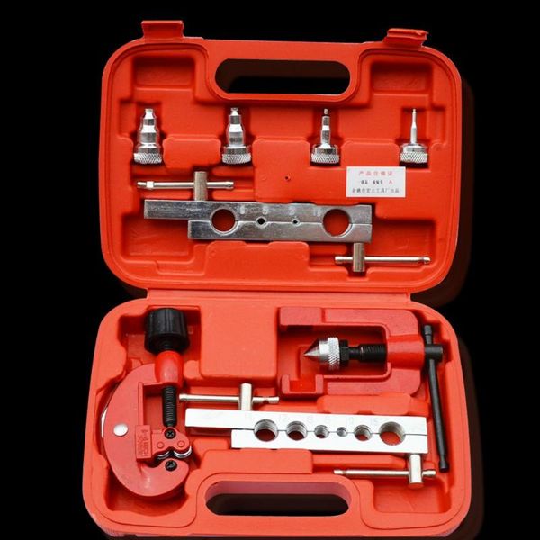 

3-19mm tube cutter tool kit copper brake fuel pipe repair double flaring dies for cutting tools refrigeration professional hand sets