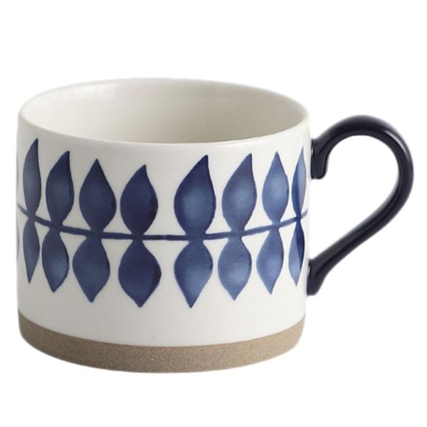 

mugs 1pc 450ml hand-painted ceramic mug practical water cup coffee