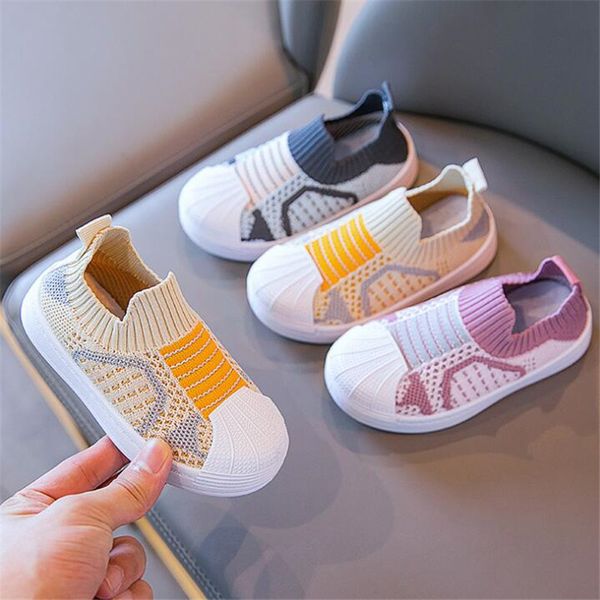 

autumn 2021 new children fashion boys baby sneakers girls shoes children's net shoes trend fashion children casual shoes, Black;red