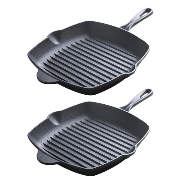 

pans 2pcs frying pot pan thickened omelet non-stick egg pancake steak