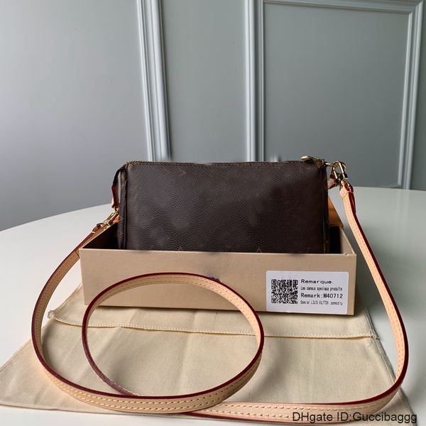 

women luxurys designers bags 2021 crossbody bag classic brown brand letter genuine leather mini handbags wallet shoulderbag ,d105