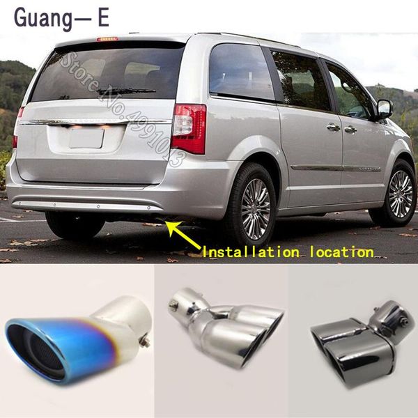 

manifold & parts for town and country 2011-2021 car stickers muffler exterior end pipe dedicate exhaust tip tail outlet ornament 1p