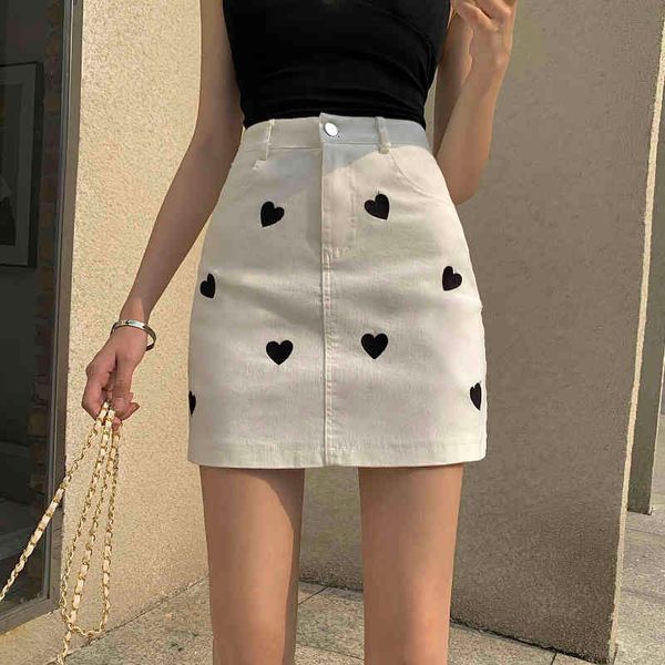 

women's tracksuits hzirip office lady the heart-embroidered line higher waist smooth of vintage all game retro chic mini skirts eleganc, Gray