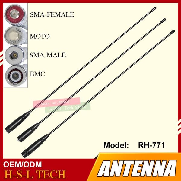 

walkie talkie sma/bnc soft flexible antenna 144/430mhz dual band vhf/uhf for yaesu vertex standard puxing quansheng tyt