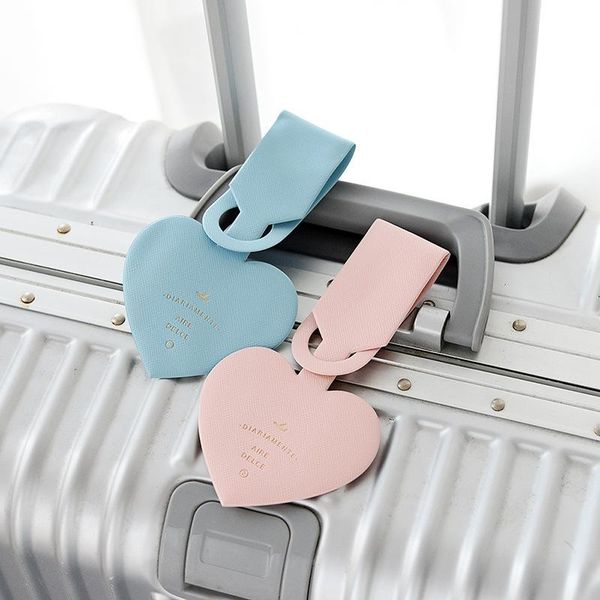 

toiletry kits travel accessories creative aircraft pu leather luggage tag women men portable label suitcase id address holder baggage boardi