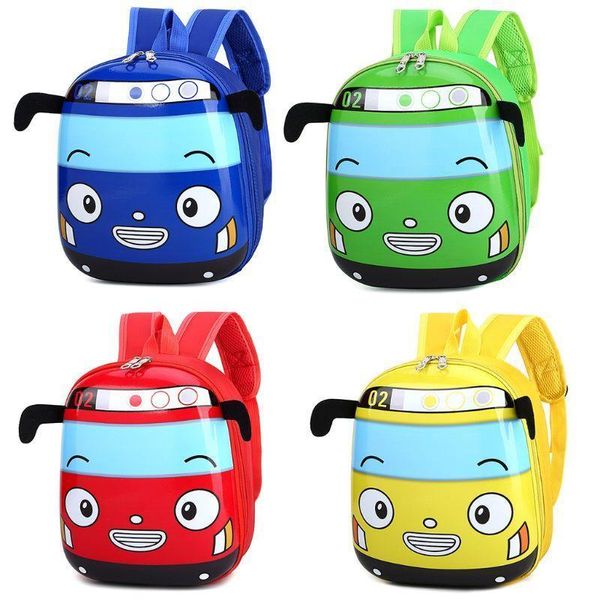 

kids cartoon 3d car shape school bags backpack kindergarten bookbag for boys girls