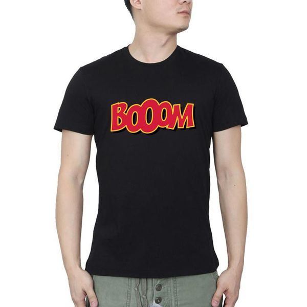 

booom men clothing t shirt for men t shirt t-shirt, White;black