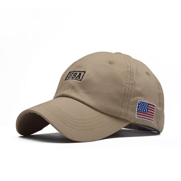 

2021 fashionable spring and autumn and winter outdoor men and women casual baseball caps usa patch embroidery korean version cap, Blue;gray