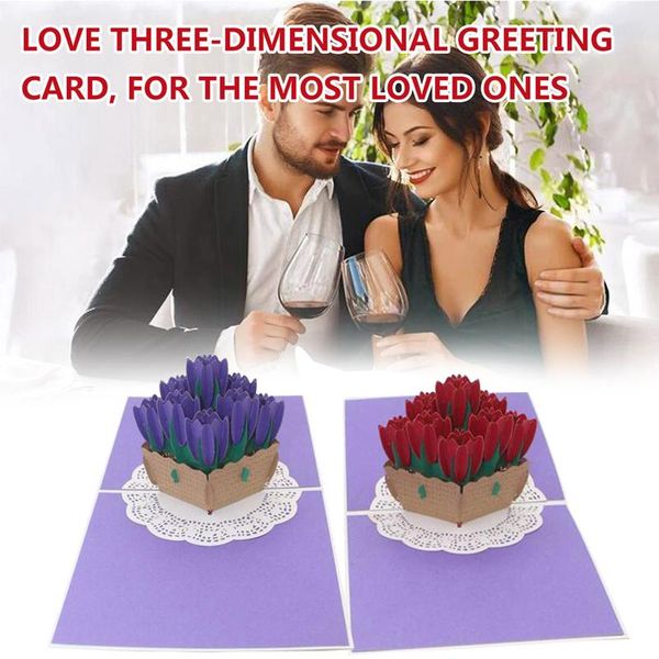 

greeting cards 3d valentine's day card creative handmade paper blessing