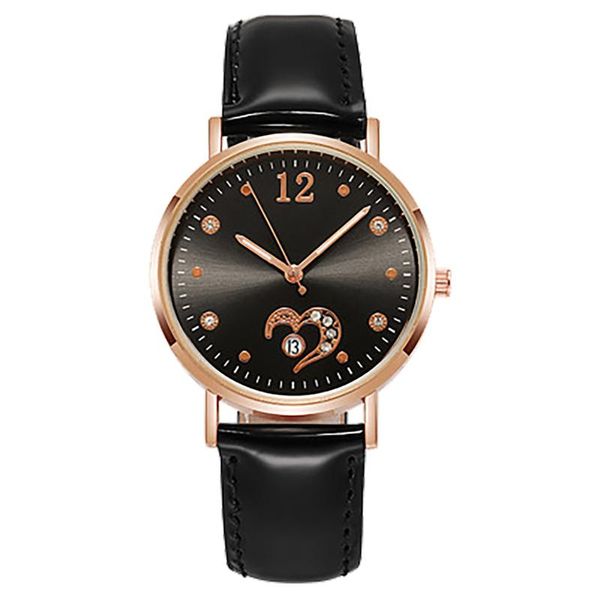 

wristwatches women watch rhinestone fashion exquisite leather casual quartz korean wave classic waterproof, Slivery;brown