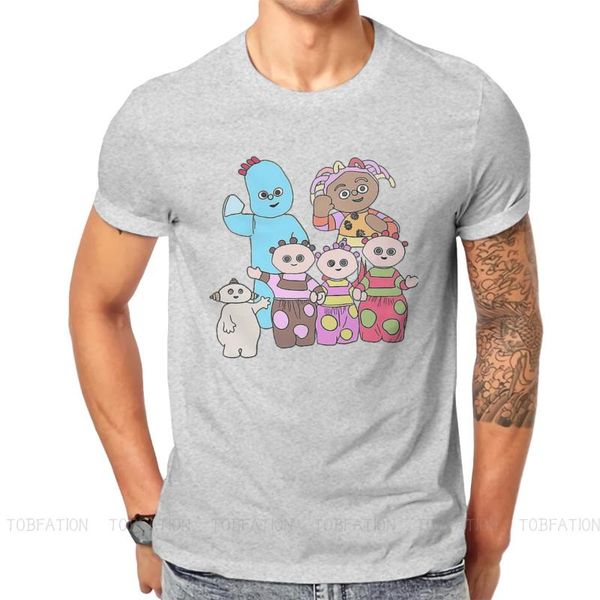 

men's t-shirts in the night garden tshirt for men lggle piggle upsy daisy makka pakka less soft casual tee t shirt novelty trendy loose, White;black