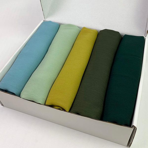 

cool color scarves gift box hijab, brand quality scarves, package boxes, for women scarf hijab gifts,heavy chiffon, Blue;gray