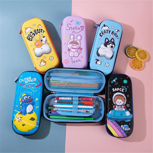 

pencil cases stationery for school 2021 organizer trousse fournitures scolaire 3d kawaii box pencilcase cute eva piornik
