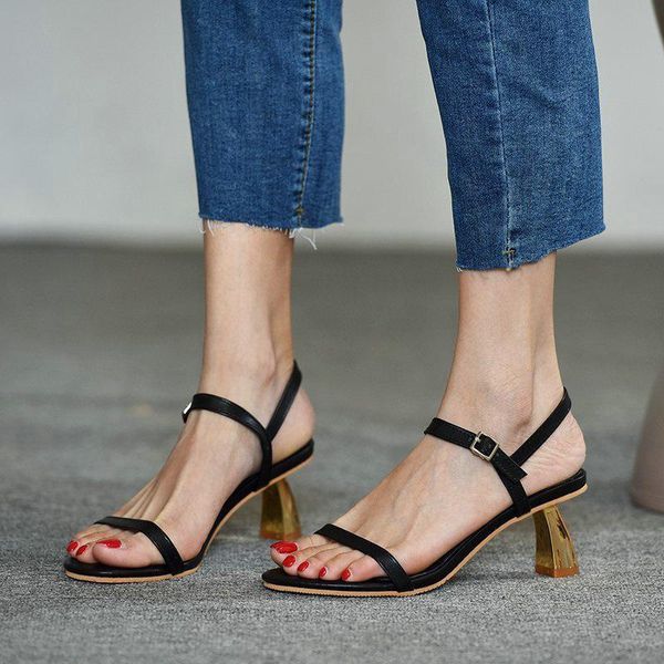 

sandals 2021 roma women summer fashion solid shoes beach casual ladies, Black