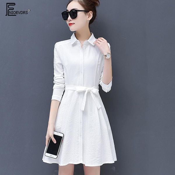 

casual dresses cute sweet 2021 spring autumn korean design ladies temperament sunburst a line pink white one-piece dress, Black;gray