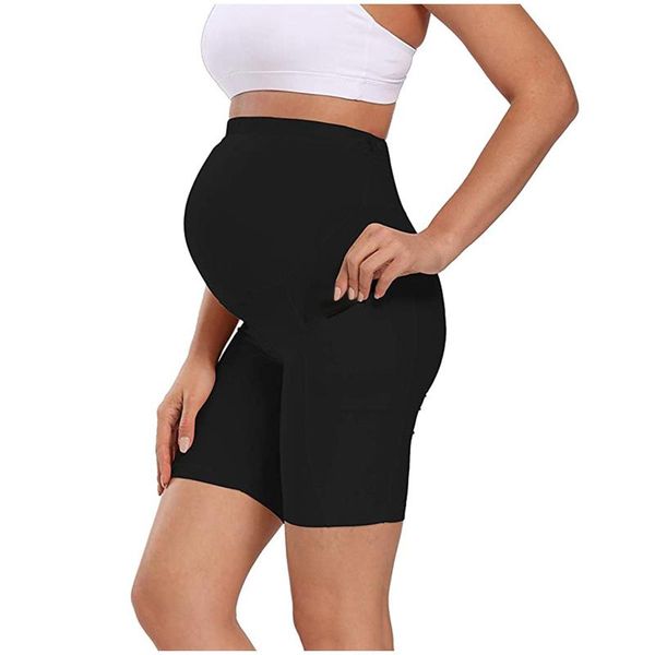 

maternity bottoms women pregnant leggings pants fitness yoga shorts high waist slim dress woman pregnancy clothes trousers, White