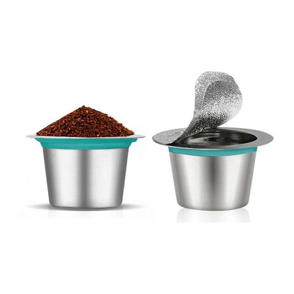 

coffee filters stainless steel filter refillable metal kitchen supplies#8