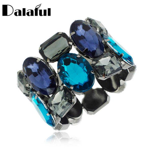 

fashion chic unique stretch ladies wide cuff bracelets & bangles bracelets for women s103 q0719, Black