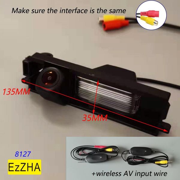 

car rear view cameras& parking sensors fisheye fixed/dynamic trajectory camera for chery tiggo t11/tiggo fl 2007-2021 reverse backup monitor
