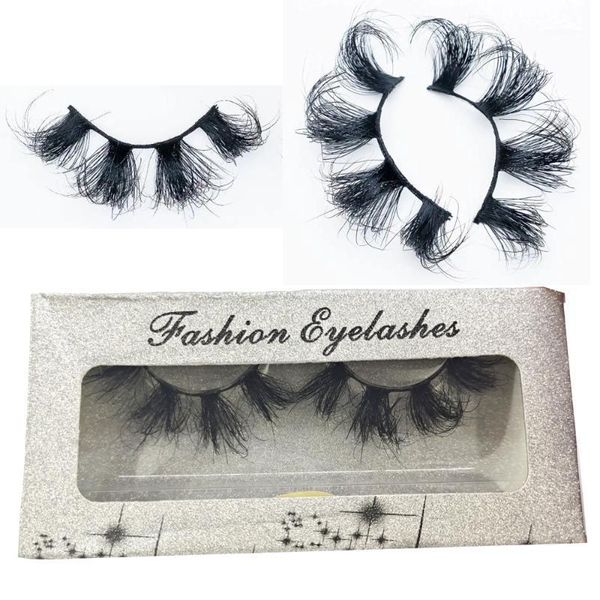 

1pair lashes mink eyelashes real hair fluffy messy soft natural makeup 3d1