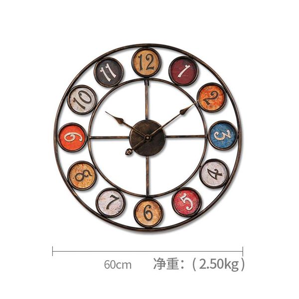 

wall clocks vintage clock modern design silent creative living room retro reloj pared grande home decoration