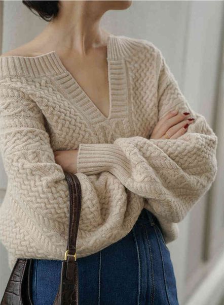 

women's sweaters women winter v-neck short fashion knitted stretch pullover loose ladies solid warmth female spring autumn kd, White;black