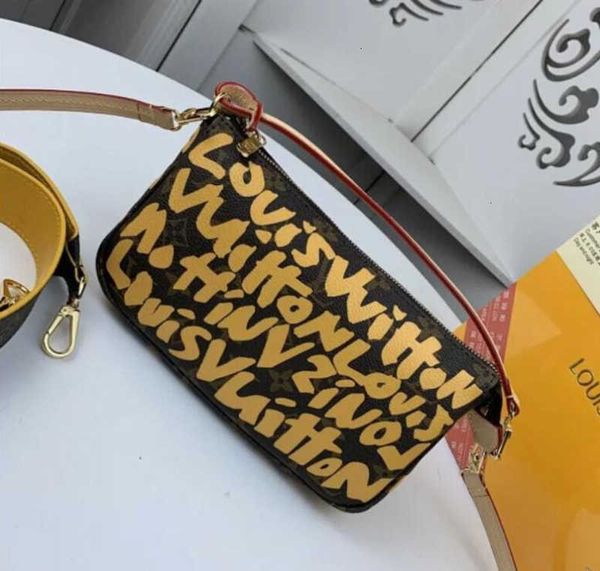 

bags brand designer luxury m51980 shoulder graffiti mahjong bag female bag cross sweet and fresh handbags iconic totes handles body bag