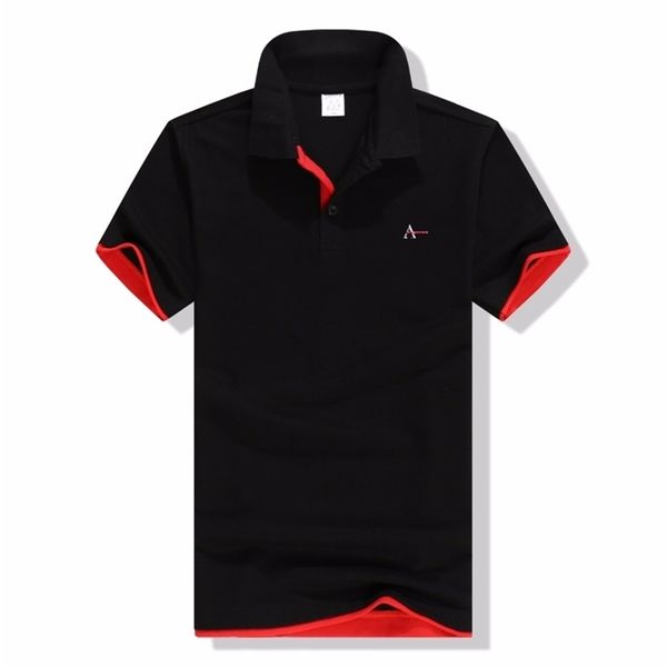 

2019 new reserva aramy polo men shirt brand clothing business & casual solid male 210329, White;black