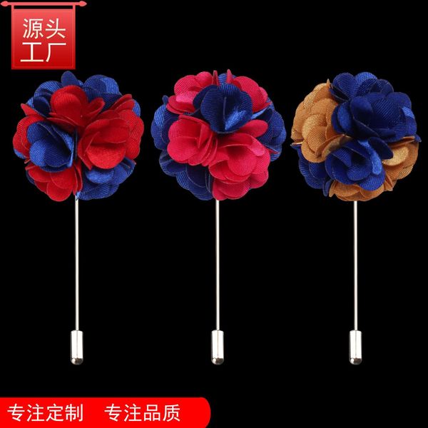 

luxury designers mei011 new fashion mixed color professional accessories high-end men's suit brooch xmas gifts, Gray