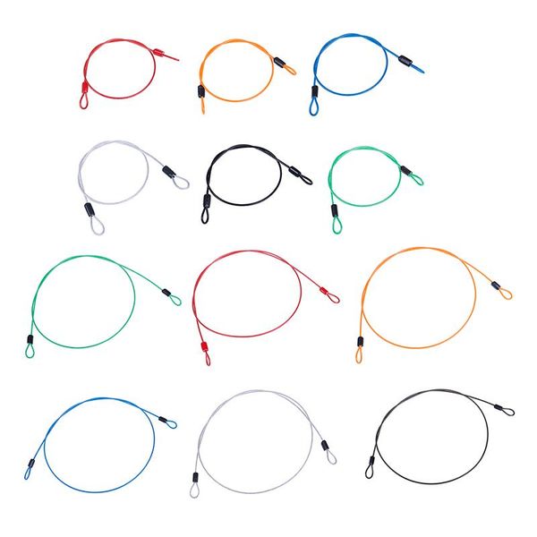 

bike locks 100cm stainless steel lock wire rope with multiple uses and high strength for motorcycle / electric bicycle