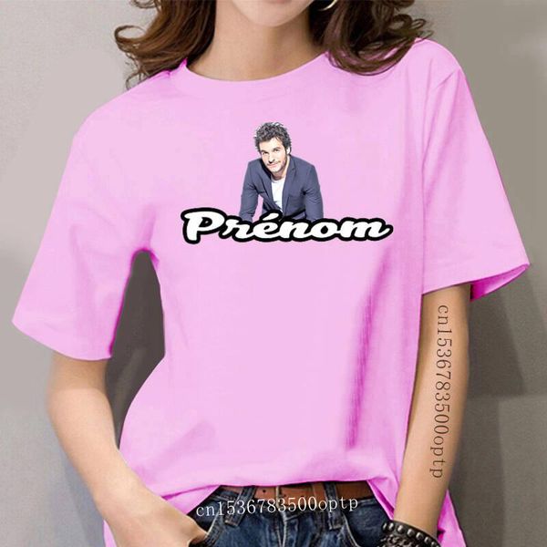 

women's t-shirt tee shirt amir personnalise avec prenom col rond blanc 190g, White