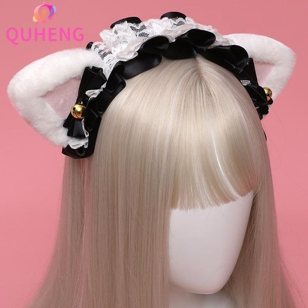 

other event & party supplies quheng hairband triangle cat ears japanese cute hair accessories lolita headband headwear cosplay m229