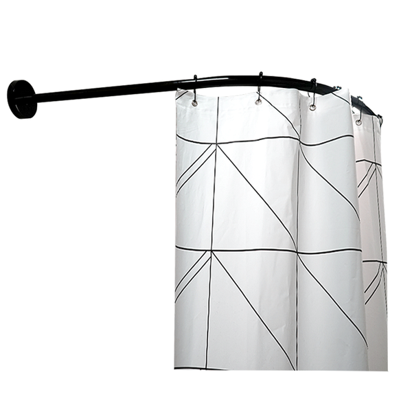 

shower curtains 304 stainless steel extendable corner curtain rod pole l shape no punching rail bar bathroom hardware heavy loaded