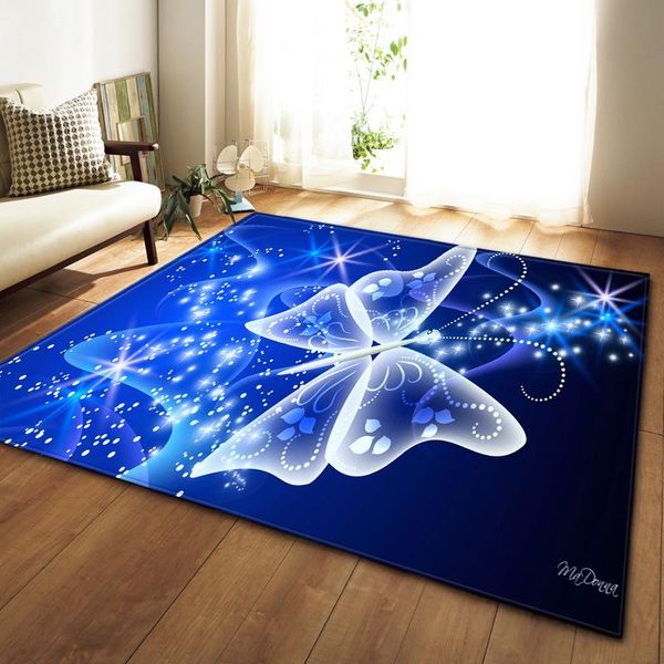 

carpets 3d dream butterfly carpet bedroom kitchen rugs kids room decorative play mat area rug pastoral for living floor