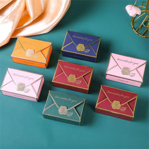 

gift wrap 50pcs retro european style wedding candy box party storage small package square envelope shape