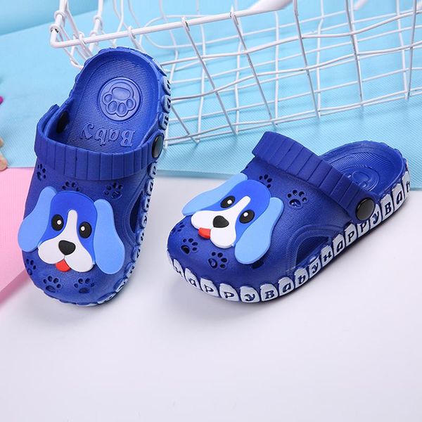 

slipper summer kids slippers toddler baby cartoon shoes children boys girls sandals indoor flip flops non-slip soft bottom cute shoe e69, Black;grey