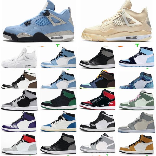 

new university blue jumpman basketball shoes 1 1s high mocha electro unc light smoke grey hyper 4s noir guava ice bred white