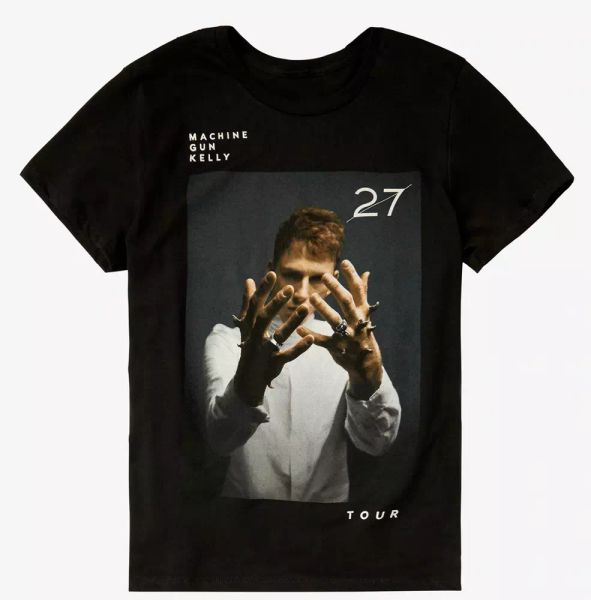 

Machine Gun Kelly 27 TOUR BLOOM T-Shirt NEW Licensed & Official XS-3XL, White;black