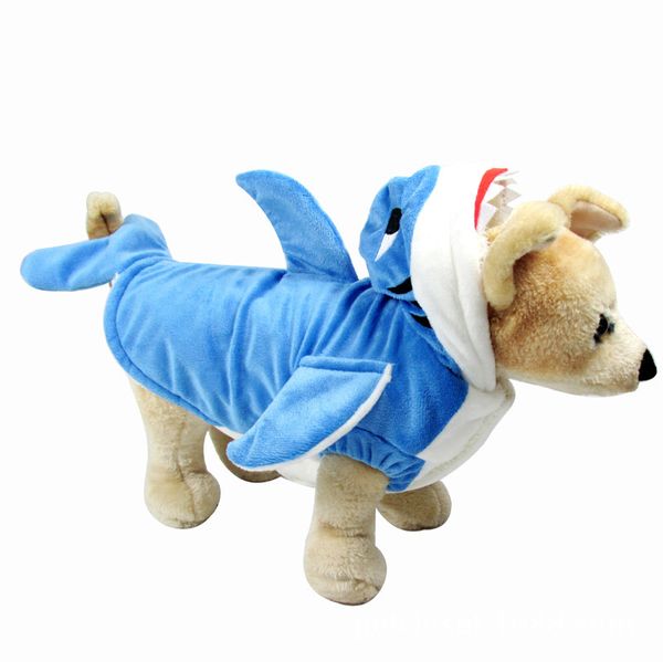 

dog cloth three-dimensional shark cute pet cat small autumn winter halloween