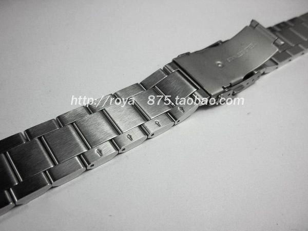 

watch bands 20 22mm solid stainless steel strap band genuine leather men's upscale watchbands for smart watchsport wristband, Black;brown