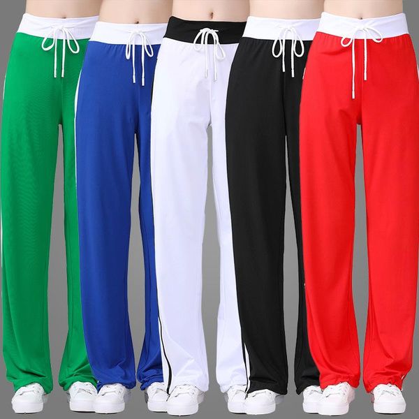 

gym clothing women's sports abdomen tights breathable running pants, White;black