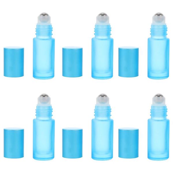 

storage bottles & jars 6pcs multipurpose perfume roller portable sub glass