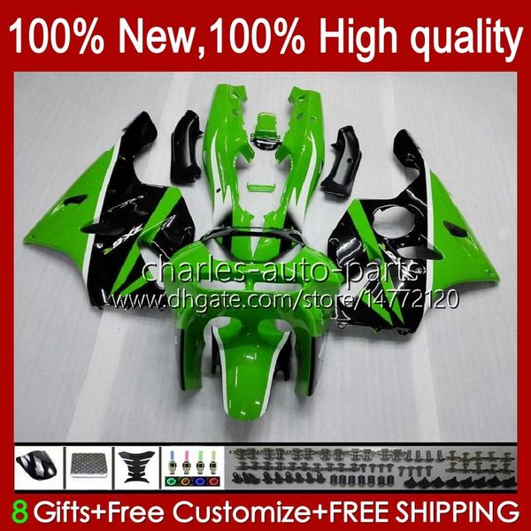 Bodywork for Kawasaki Factory Green BLK Ninja ZX-6R ZX600C ZX 6R 636 600CC 600 CC 94-97 Corpo 50HC.9 ZX-636 ZX600 ZX 6 R ZX636 1994 1995 1996 1997 ZX6R 94 95 96 97 Kit de Fairing