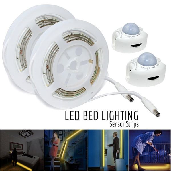 

strip motion sensor light auto on/off flexible tape 1m 2m 3m 4m 5m smd2835 bed with power supply strips led
