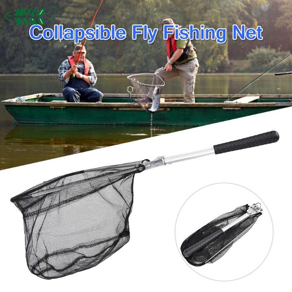 

fishing accessories wildhero foldable fish landing net collapsible triangular catching or releasing carp tool tackle